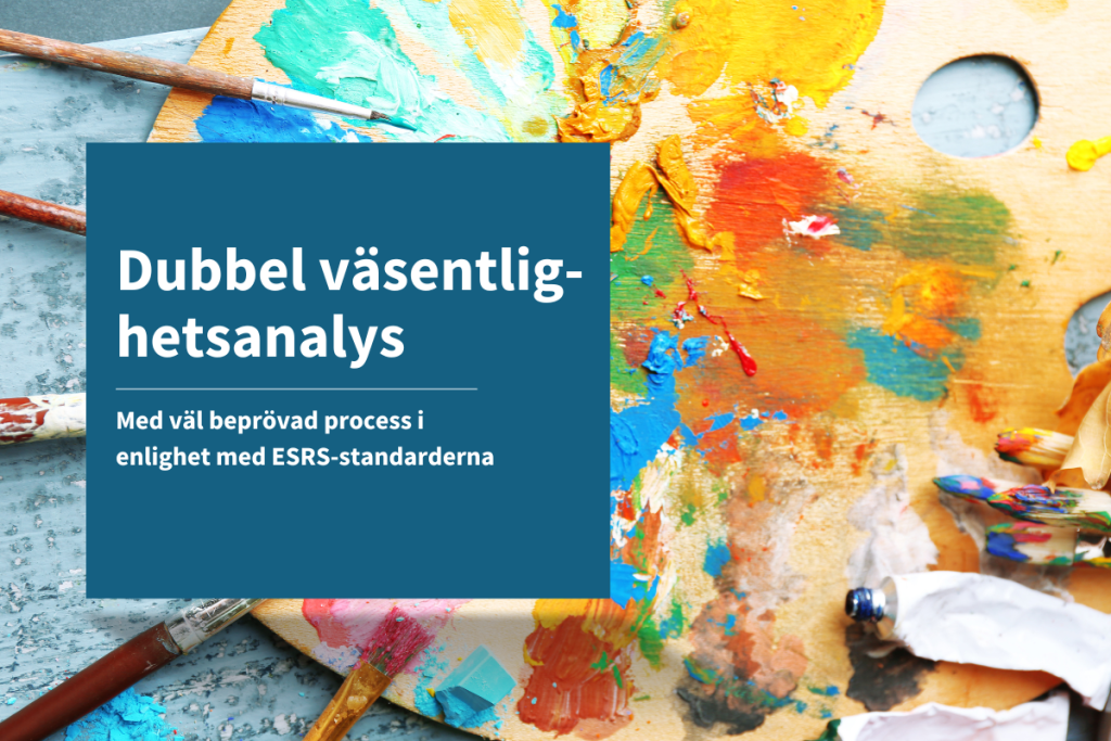 Dubbel väsentlighetsanalys