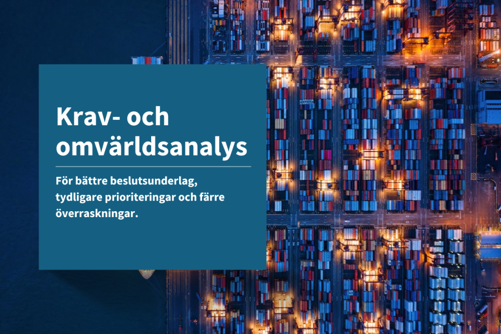 Krav- och omvärldsanalys