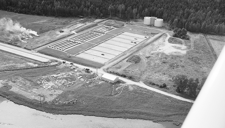 Falu Energi & Vatten, Främby reningsverk förr